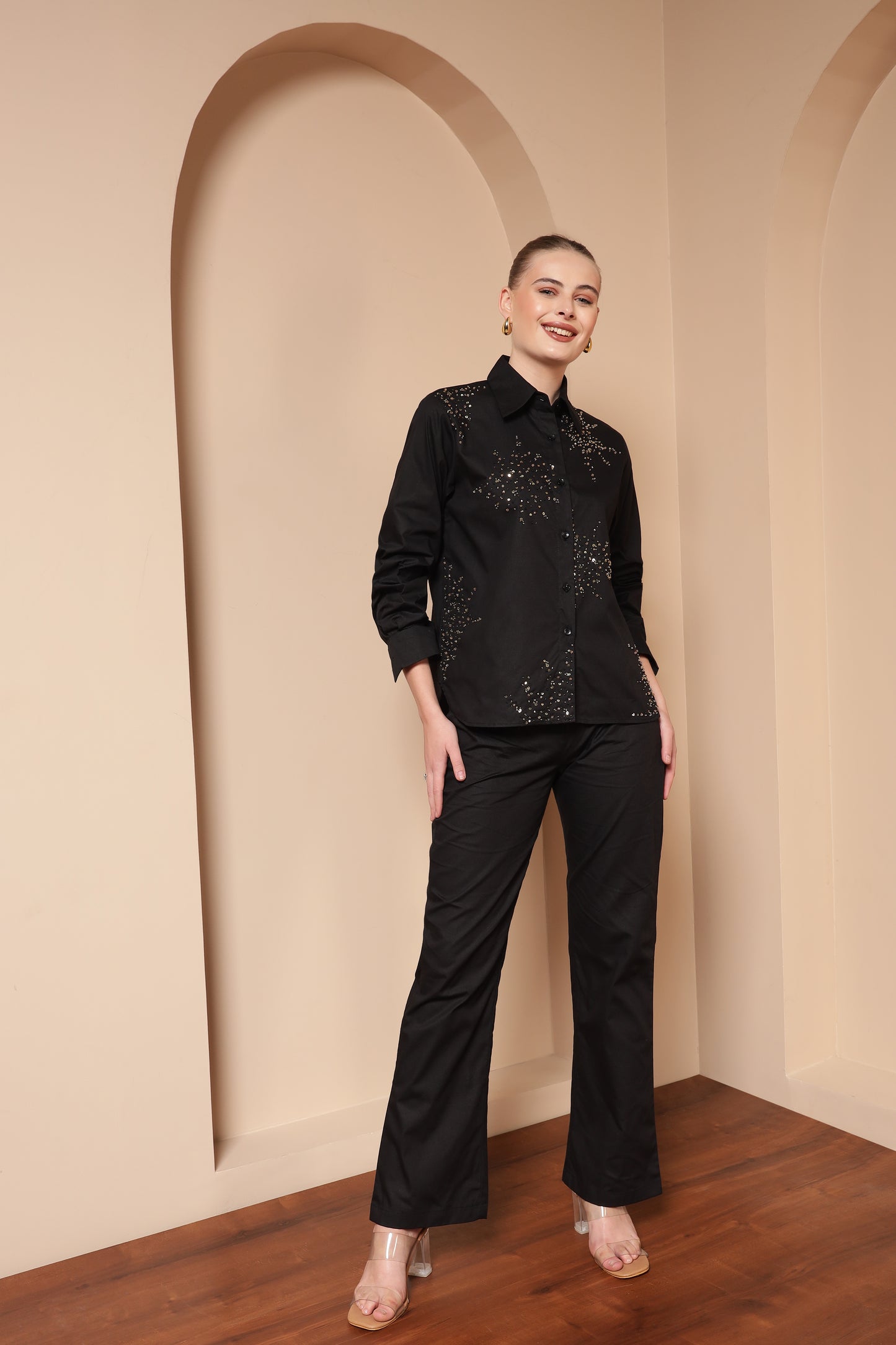 COTTON EMBELLISHED C0-ORD