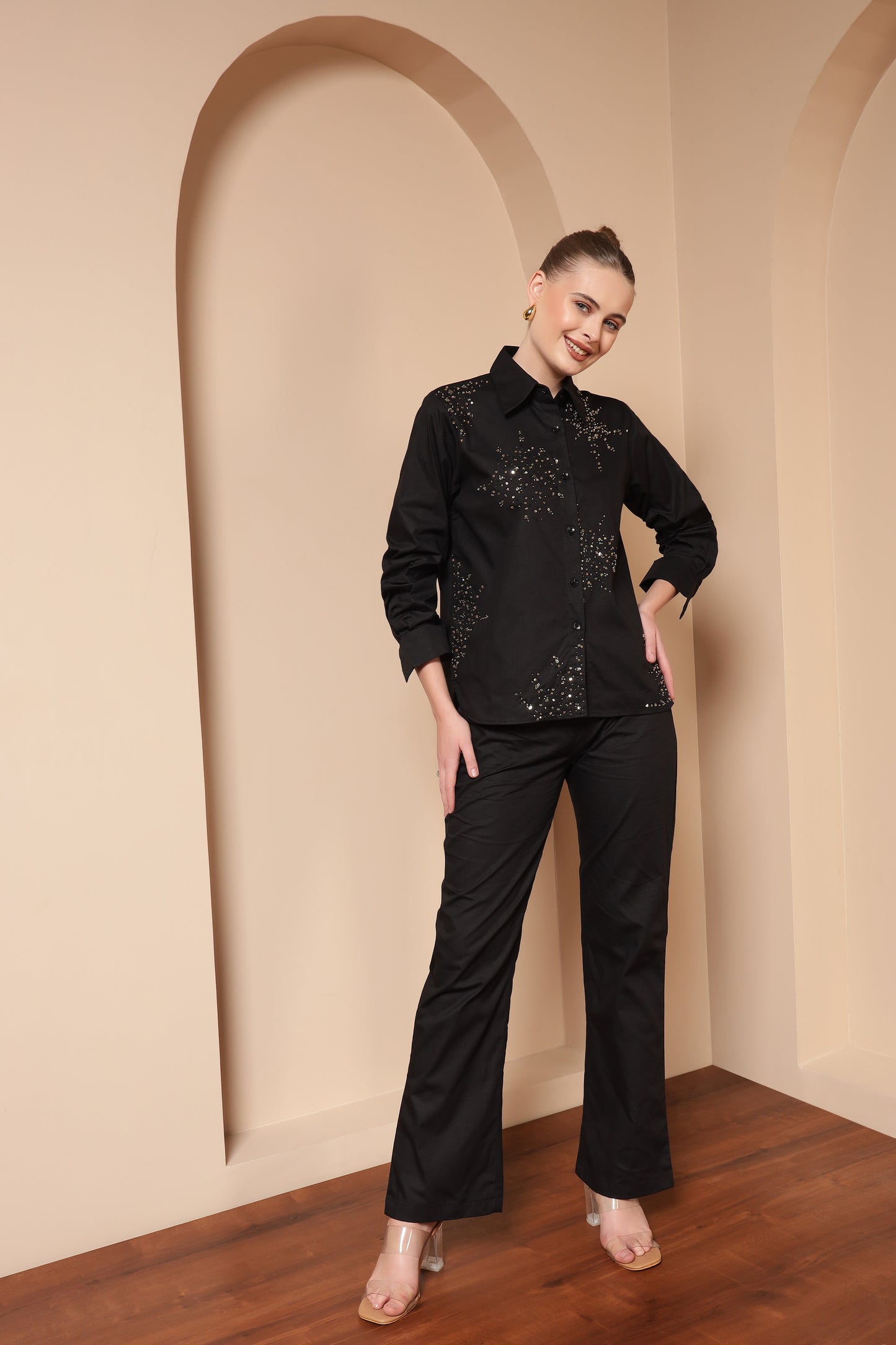 COTTON EMBELLISHED C0-ORD