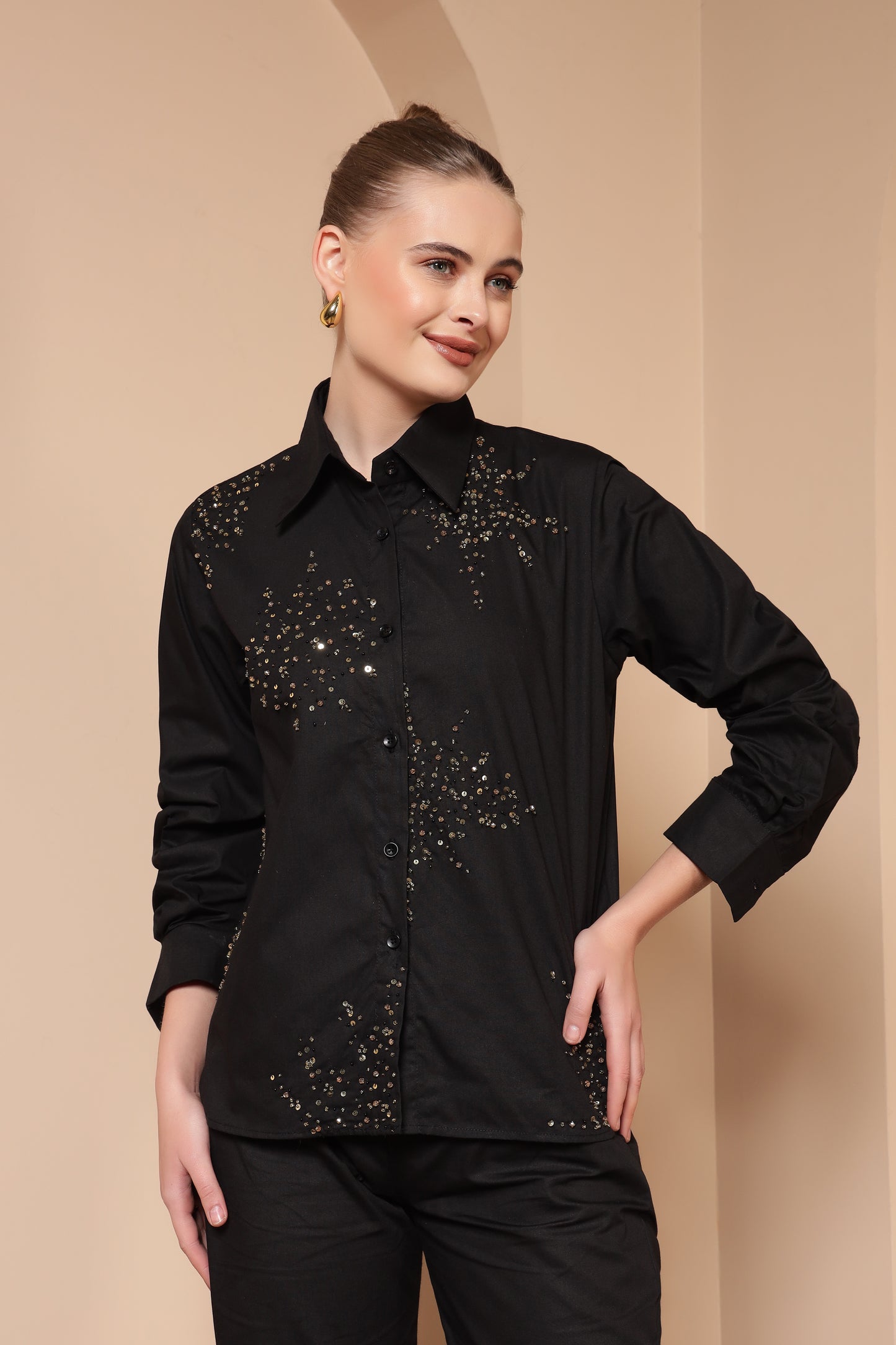 COTTON EMBELLISHED C0-ORD