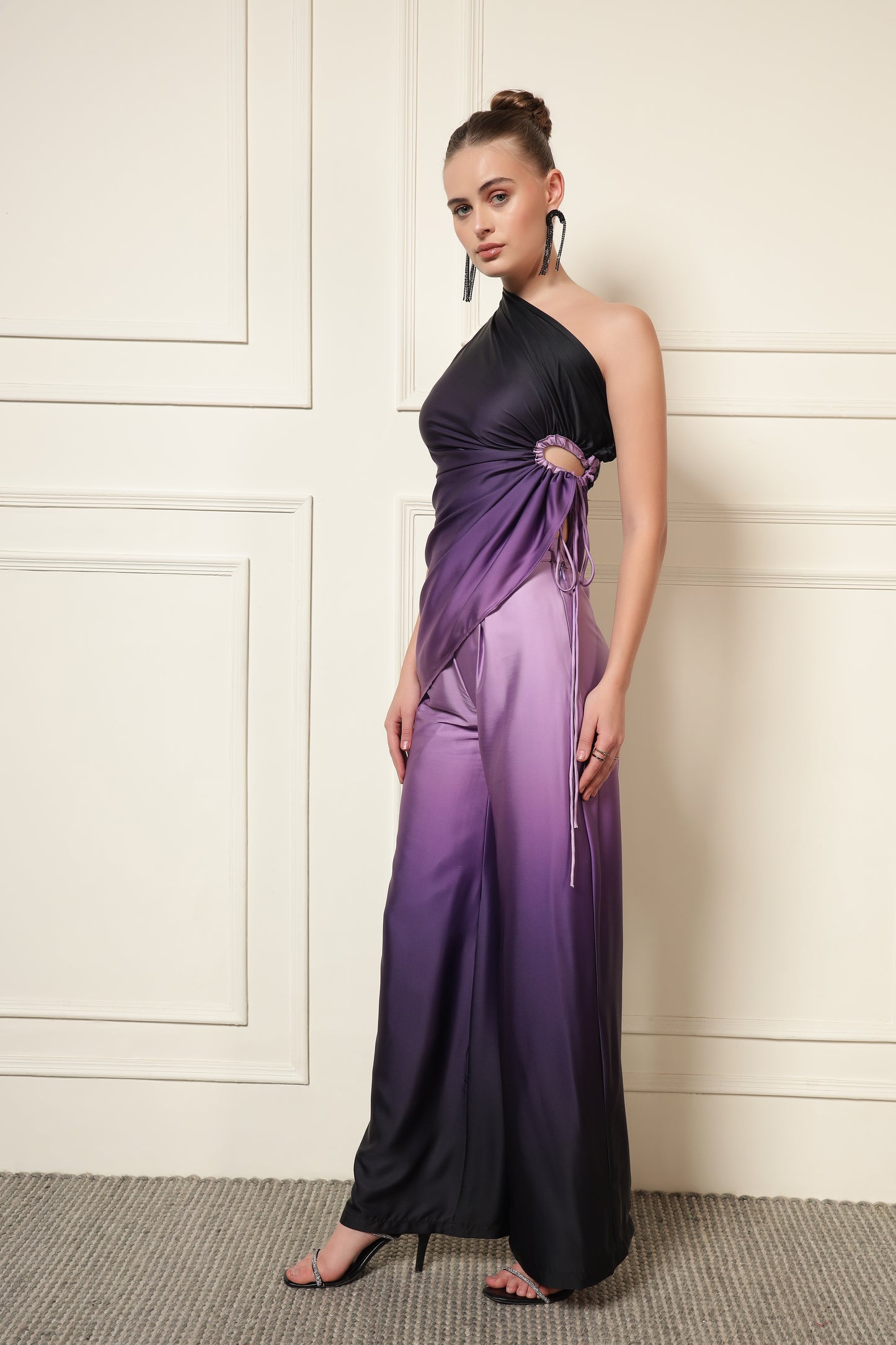 PURPLE BLACK OMBRE CO-ORD