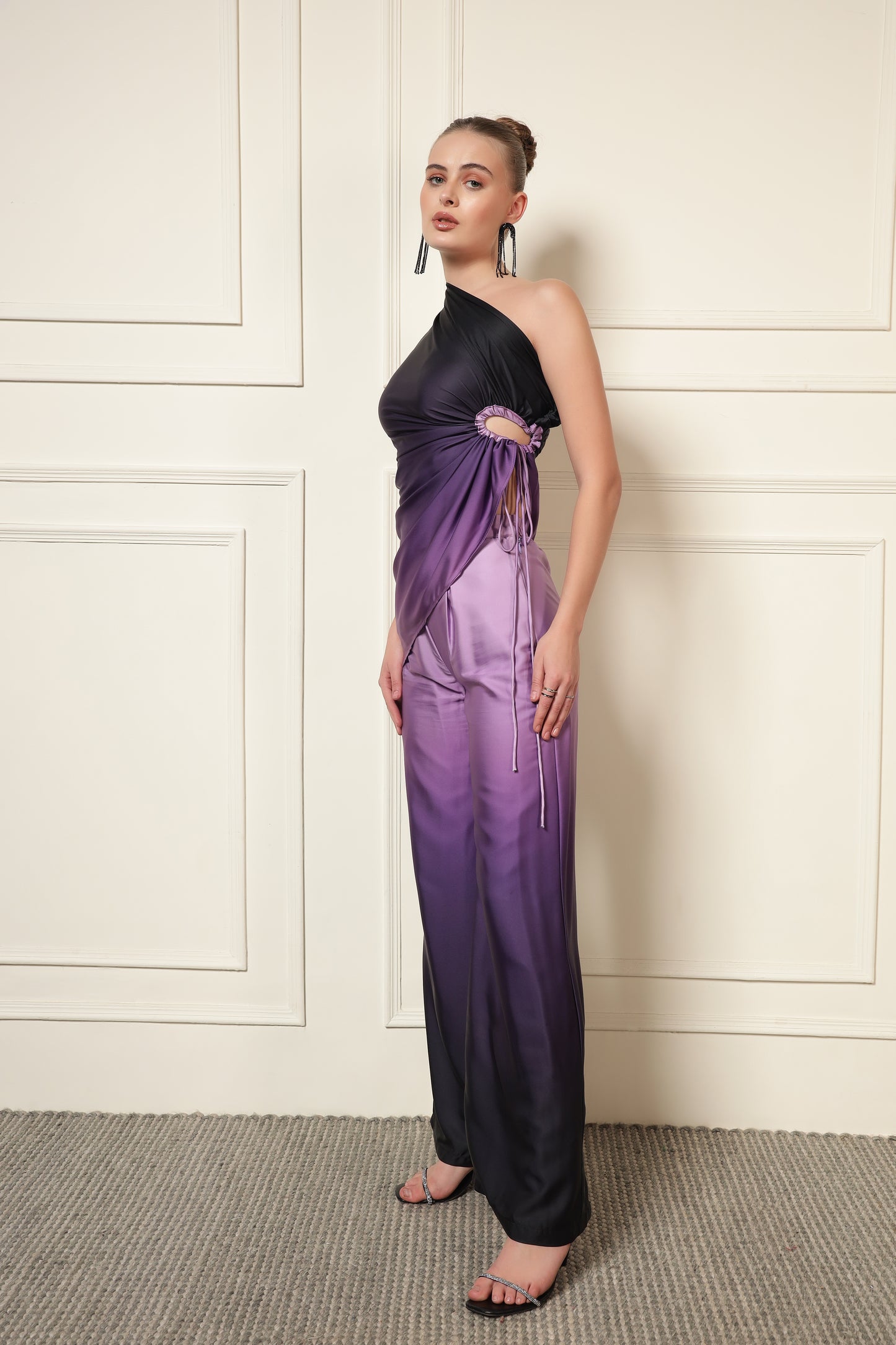 PURPLE BLACK OMBRE CO-ORD
