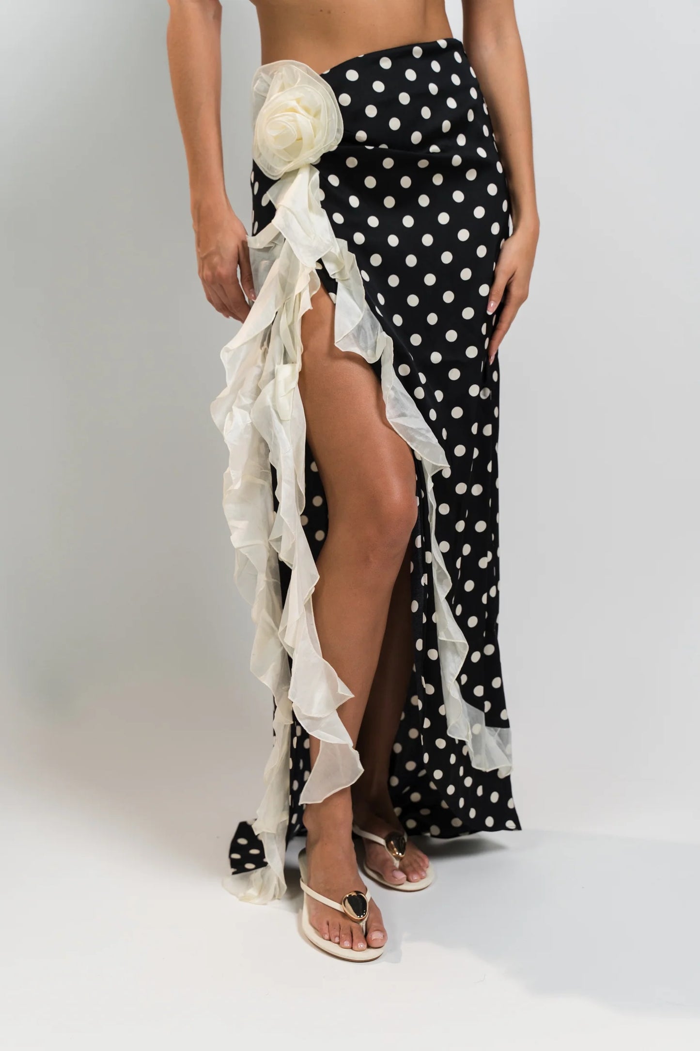 BLACK POLKA JAZZ CO-ORD SET