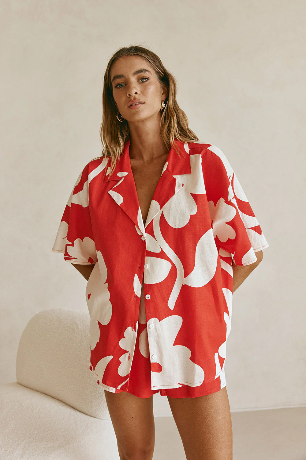 CAROLINE RED CO-ORD