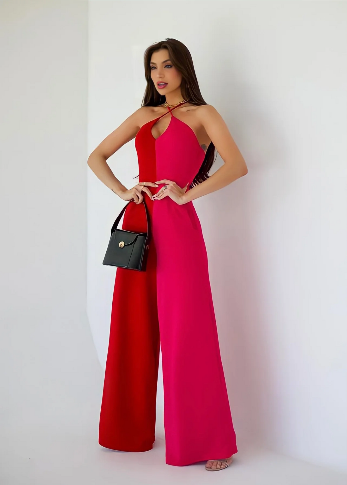 DUAL TONE JUMPSUIT