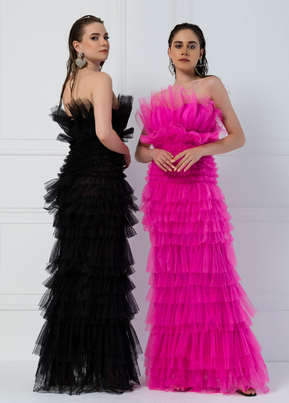 BODYCON TULLE DRESS