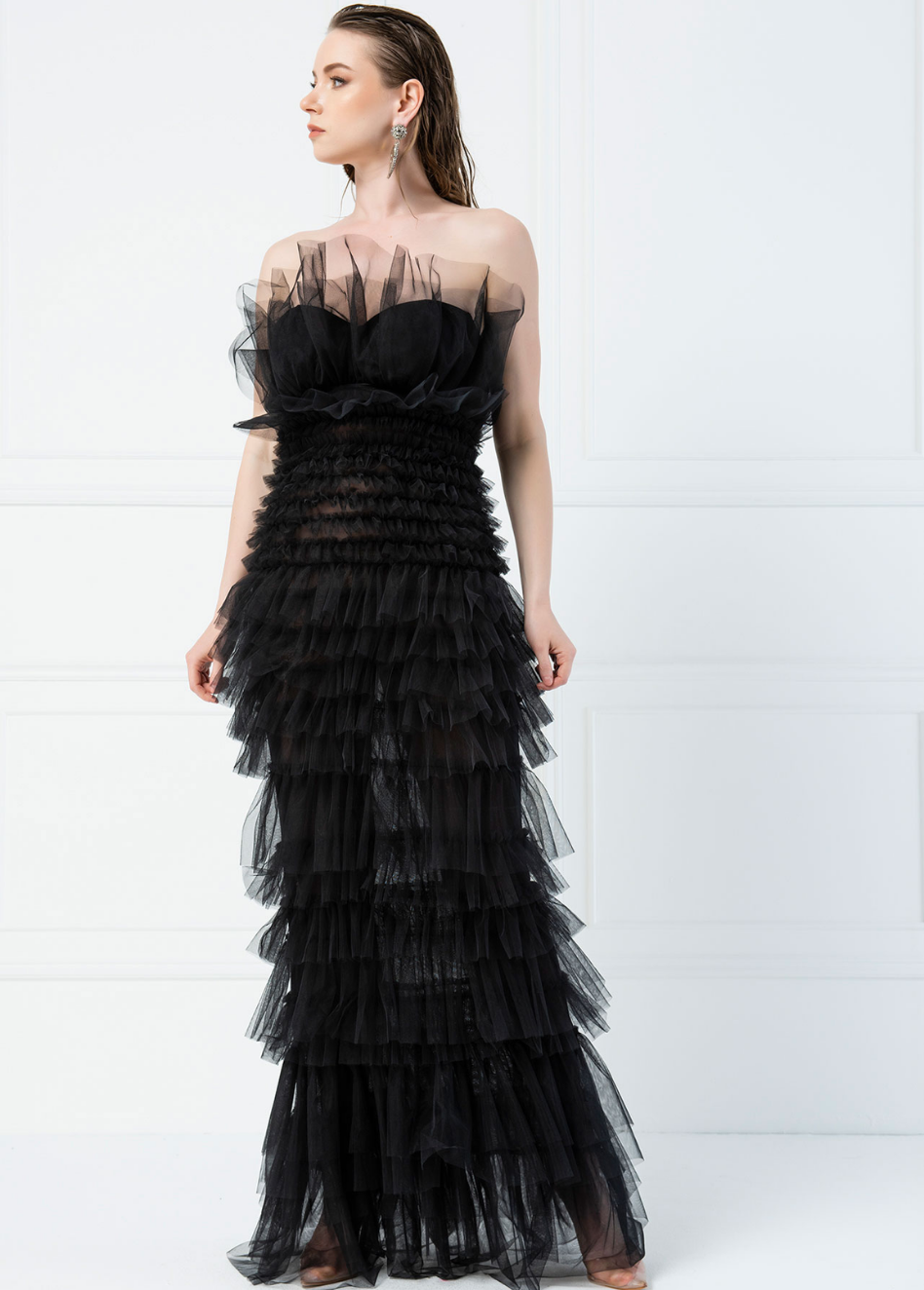 BODYCON TULLE DRESS