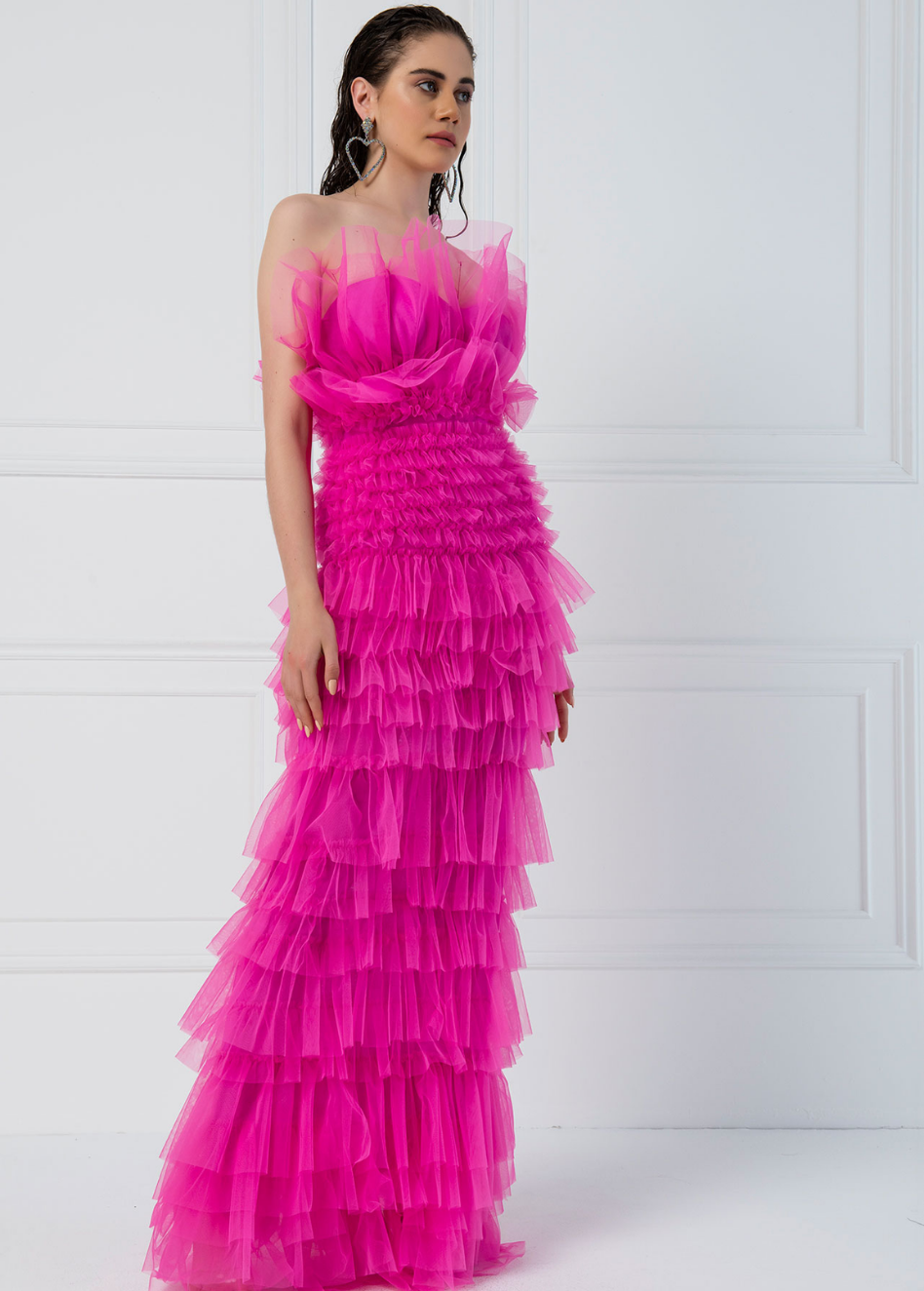 BODYCON TULLE DRESS