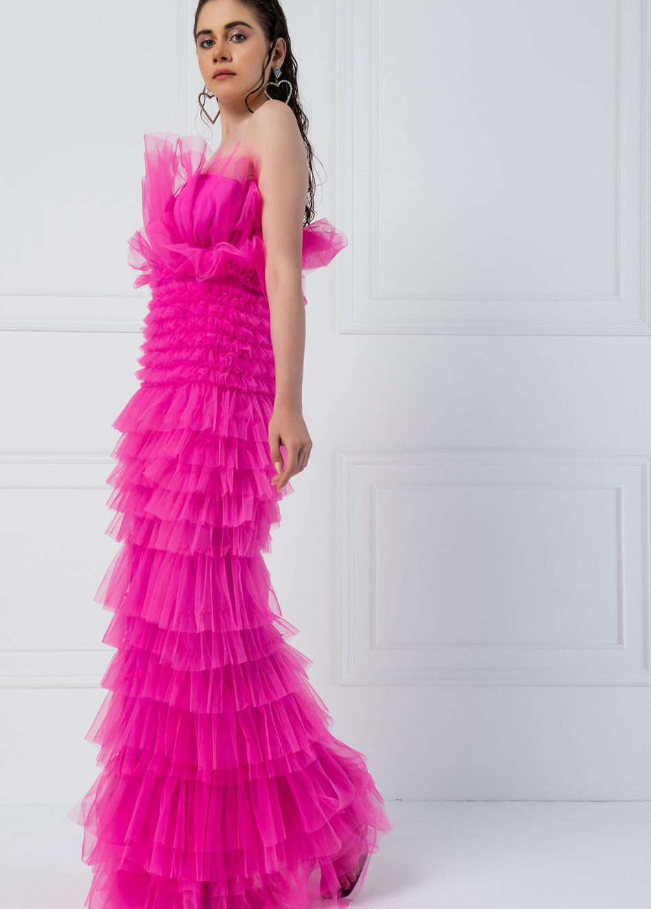 BODYCON TULLE DRESS