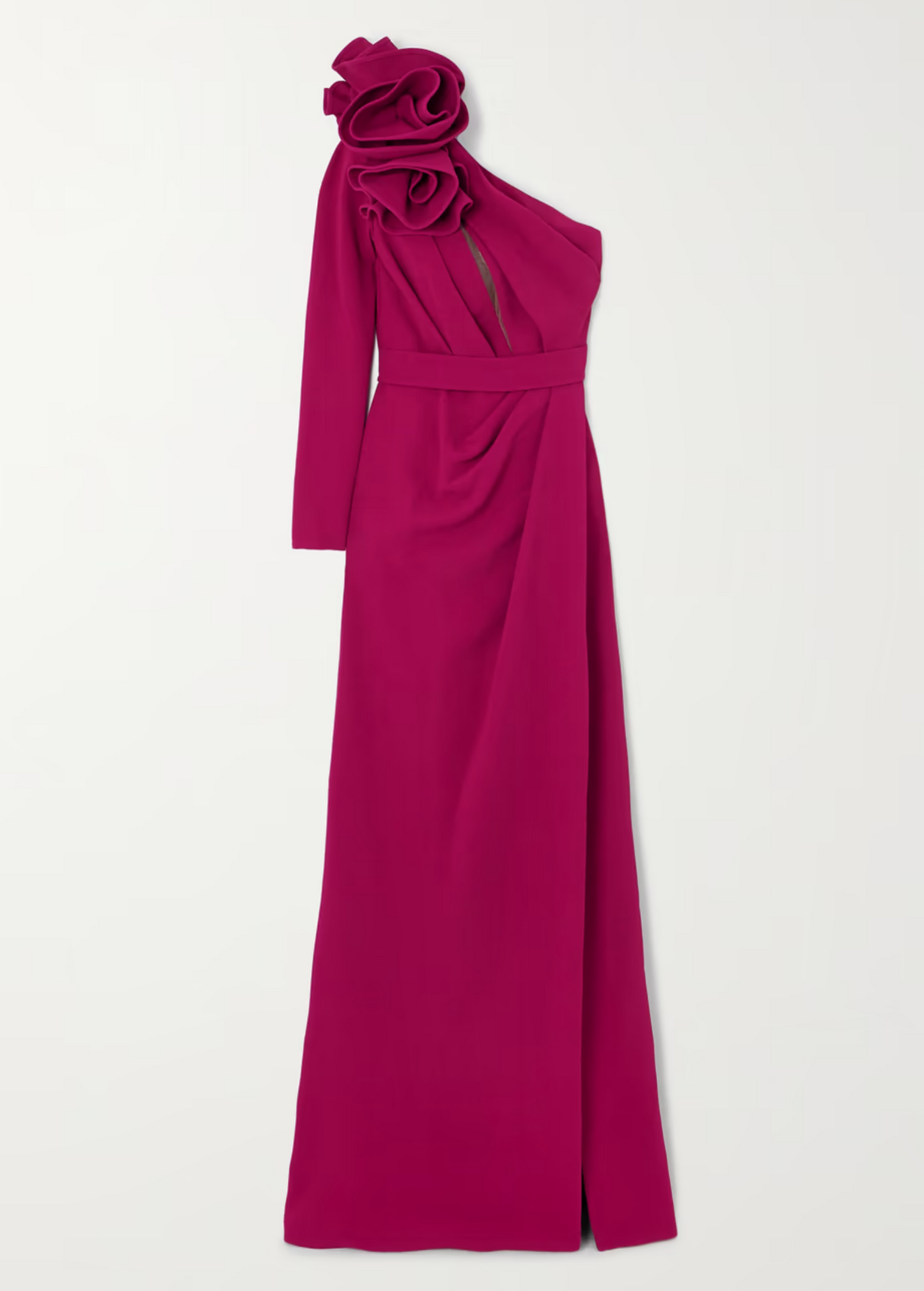 ONE SHOULDER DRAPED GOWN