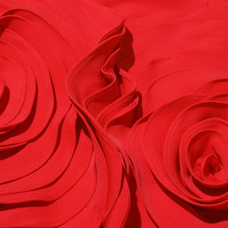 RED ROSE VALENTINE DRESS