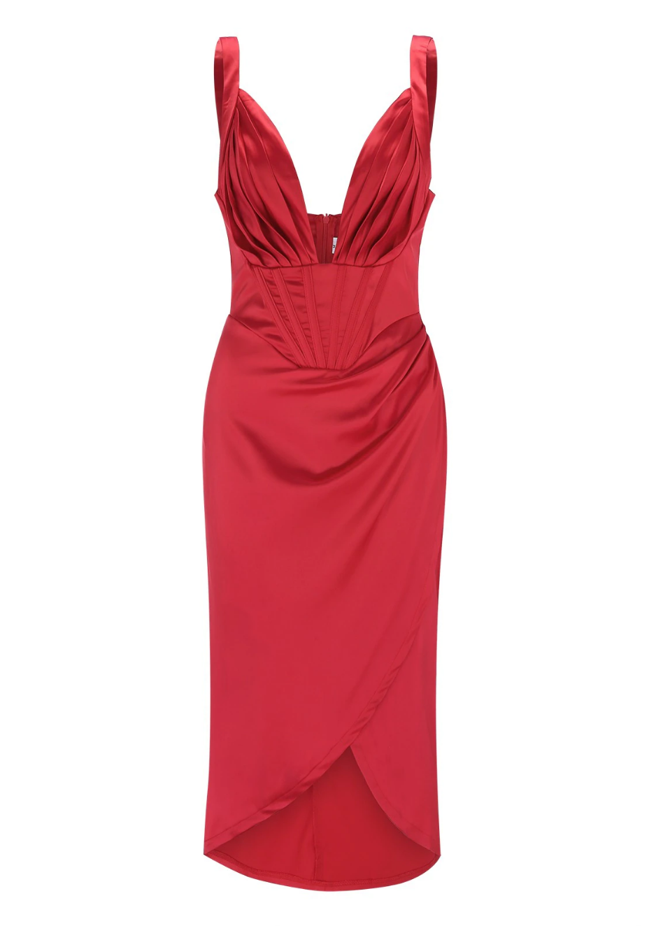 NEW PLEATED CORSET DRESS