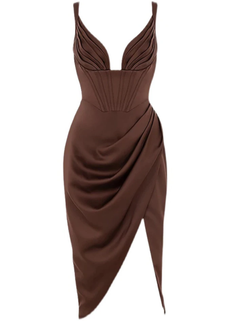NEW PLEATED CORSET DRESS