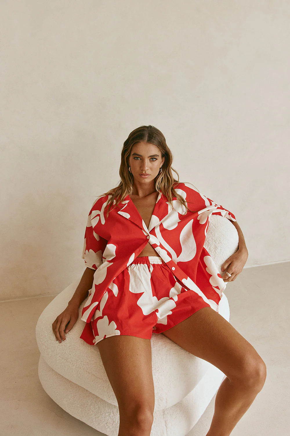 CAROLINE RED CO-ORD