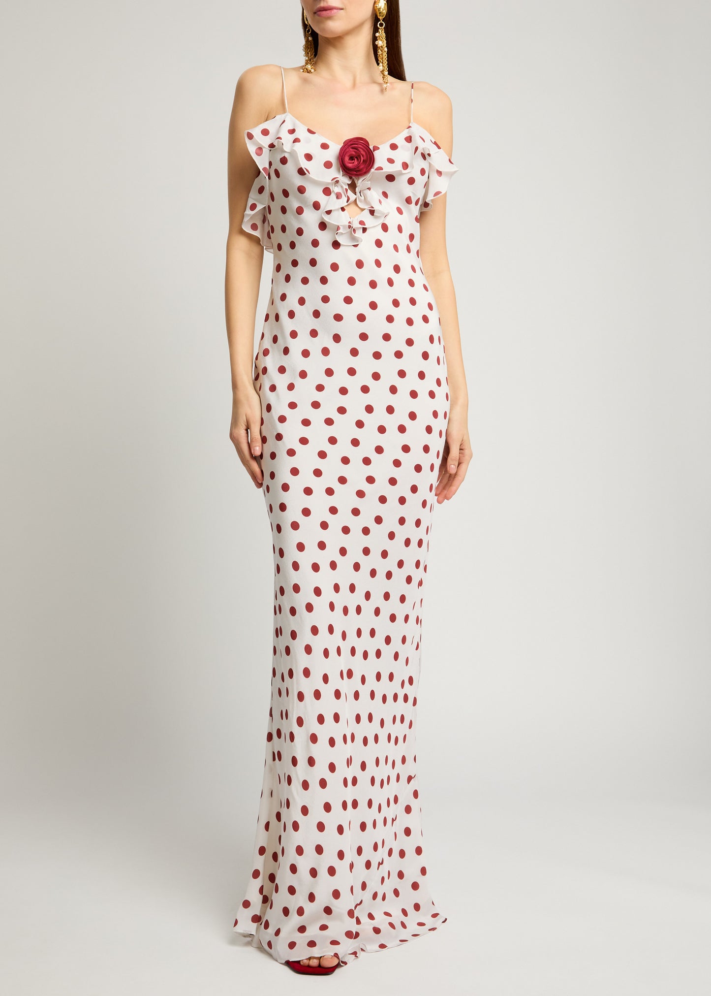 ESPERA POLKA DOT ROSE DRESS