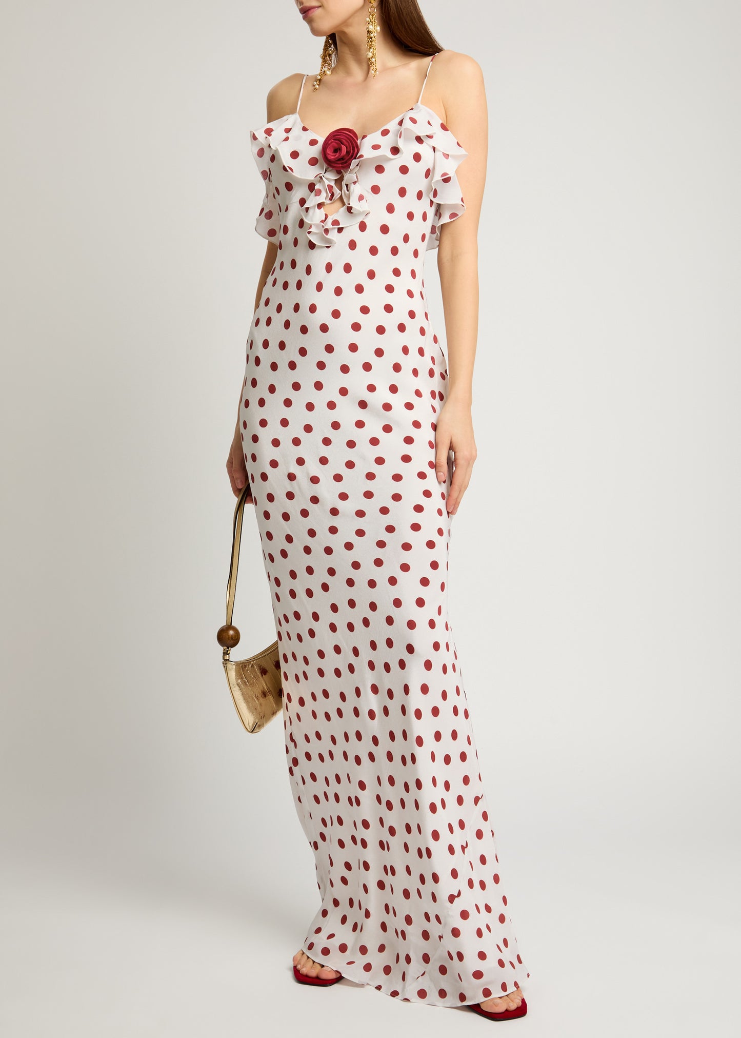 ESPERA POLKA DOT ROSE DRESS