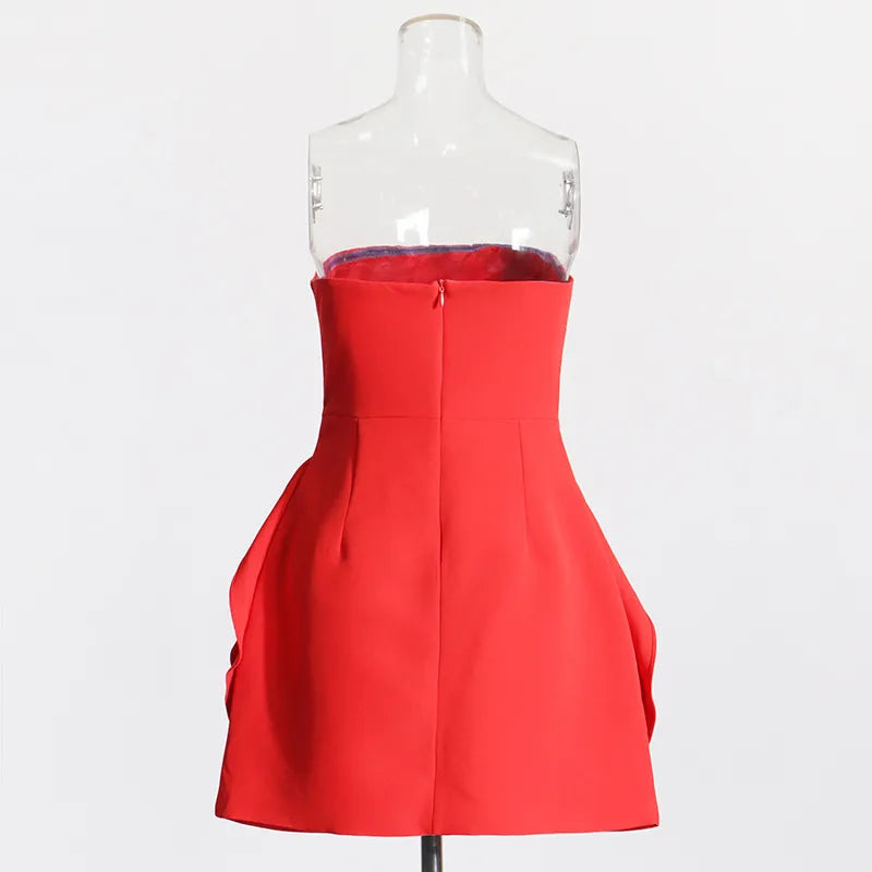 RED ROSE VALENTINE DRESS