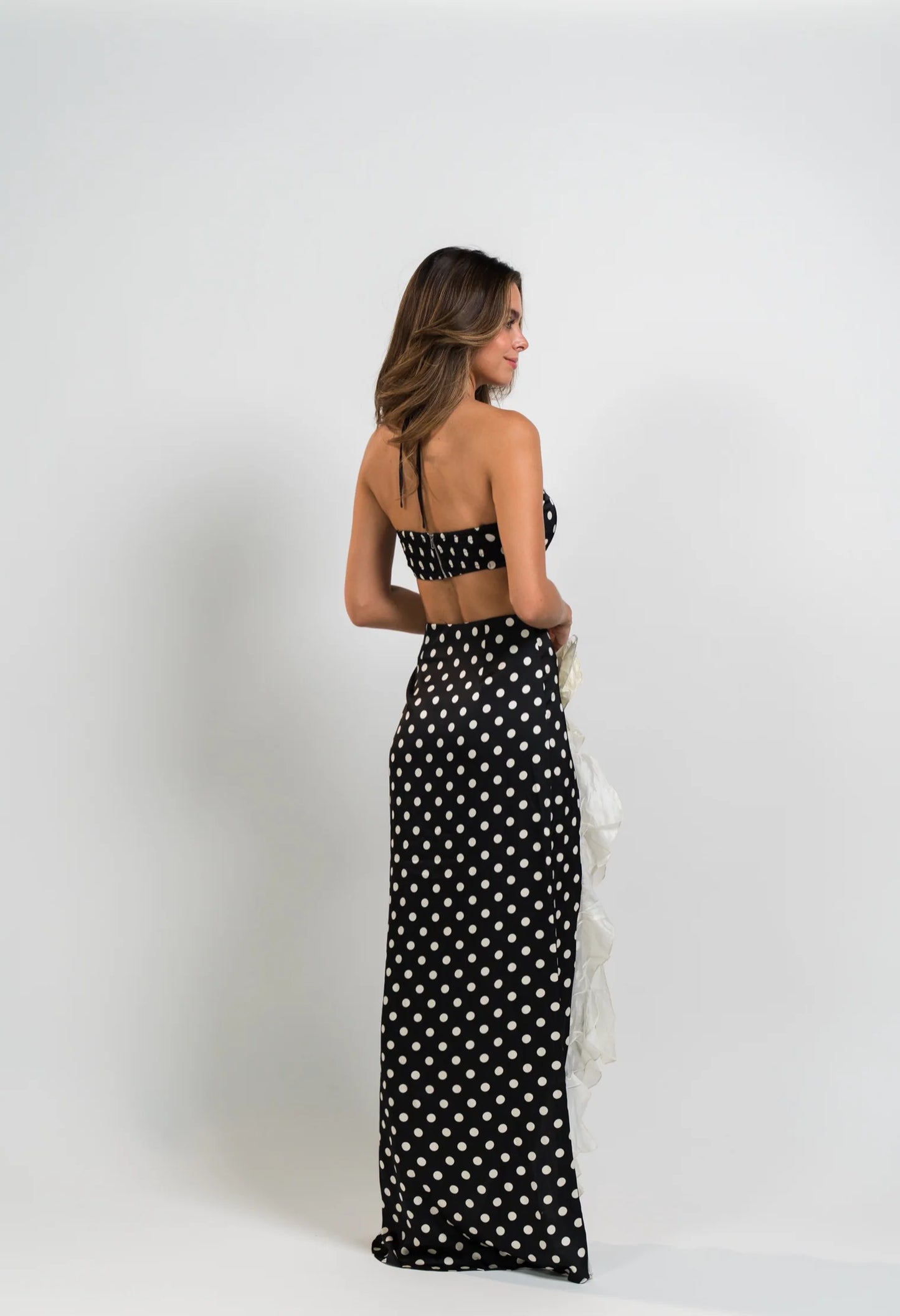 BLACK POLKA JAZZ CO-ORD SET