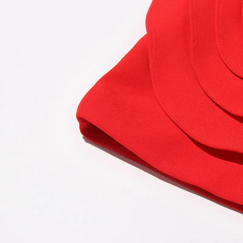 RED ROSE VALENTINE DRESS