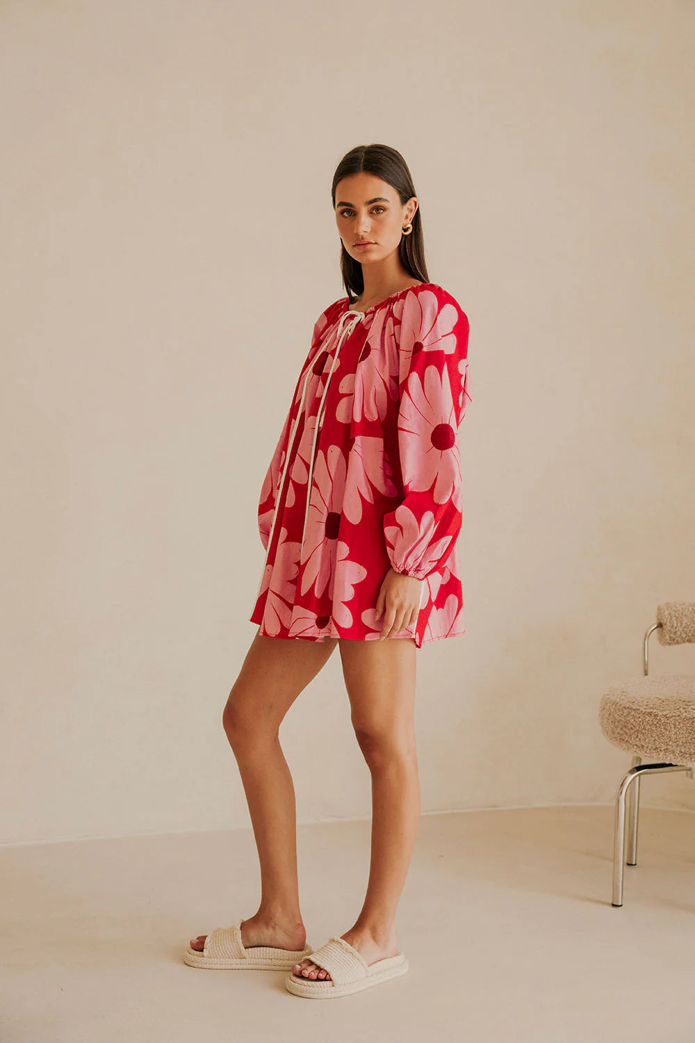 DAISY RED MINI DRESS