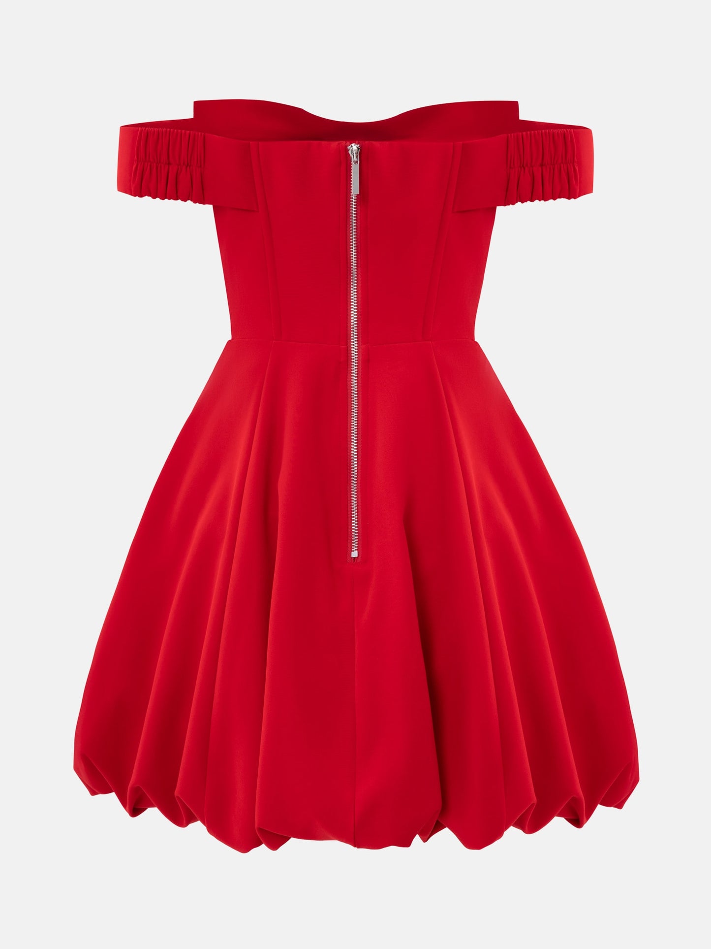 RED MINI BOW DRESS