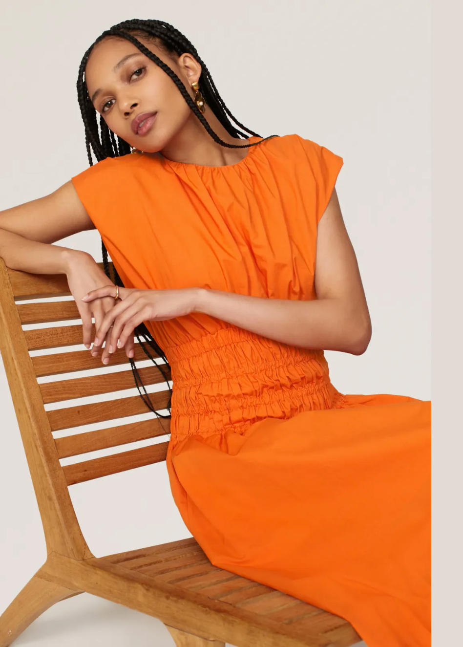 SMOCKED WAIST DRESS