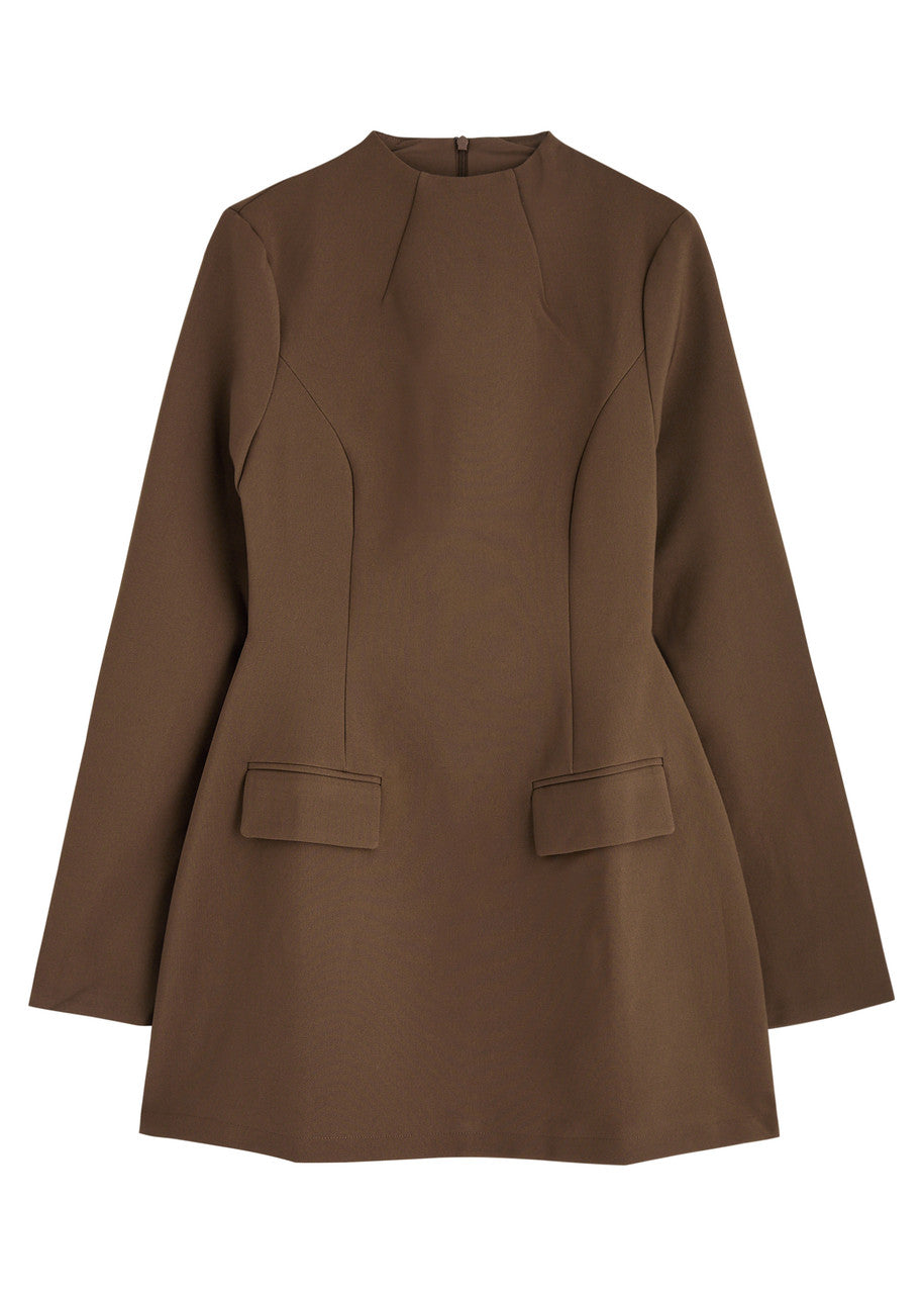 BROWN MUSE DRESS