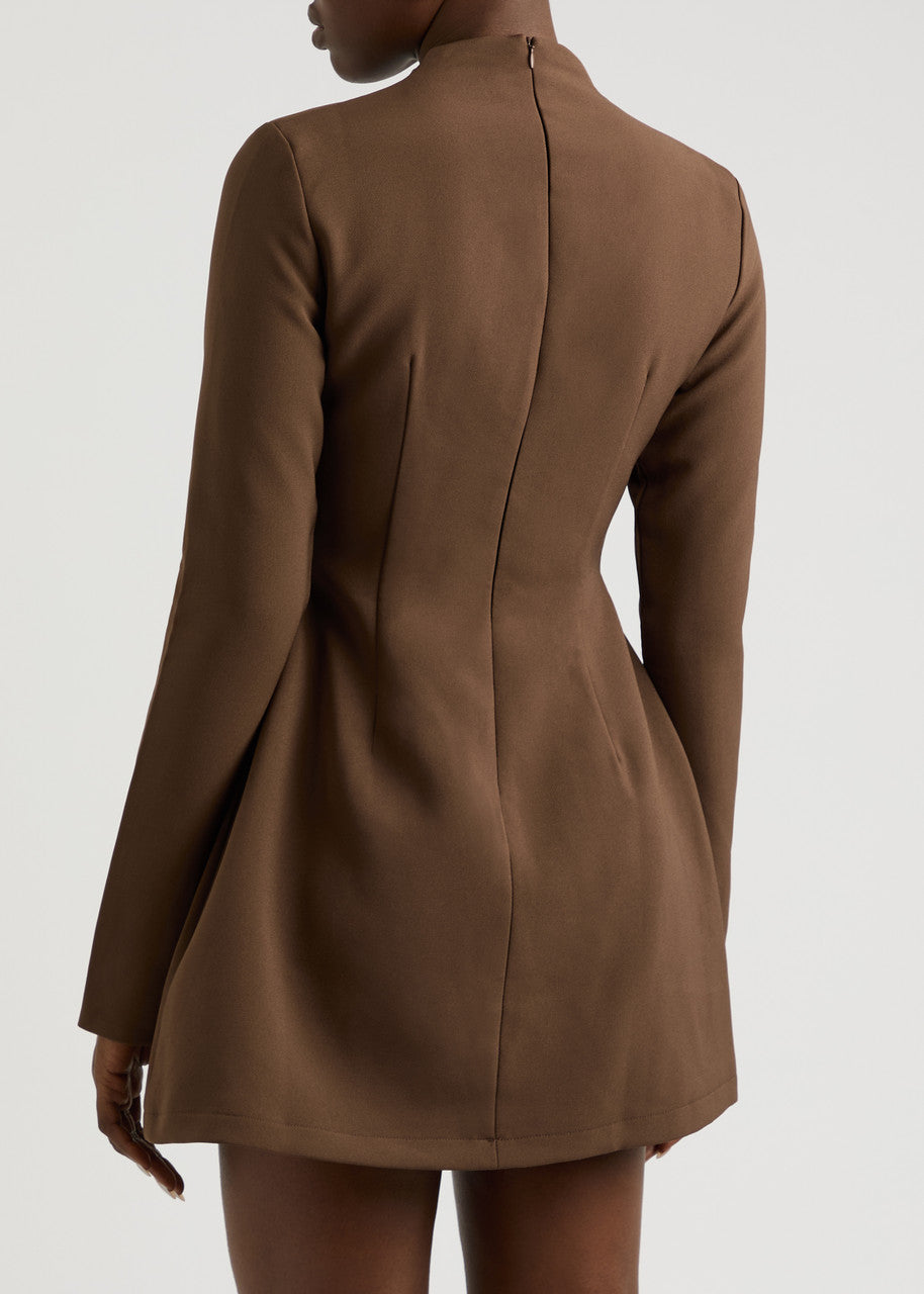 BROWN MUSE DRESS