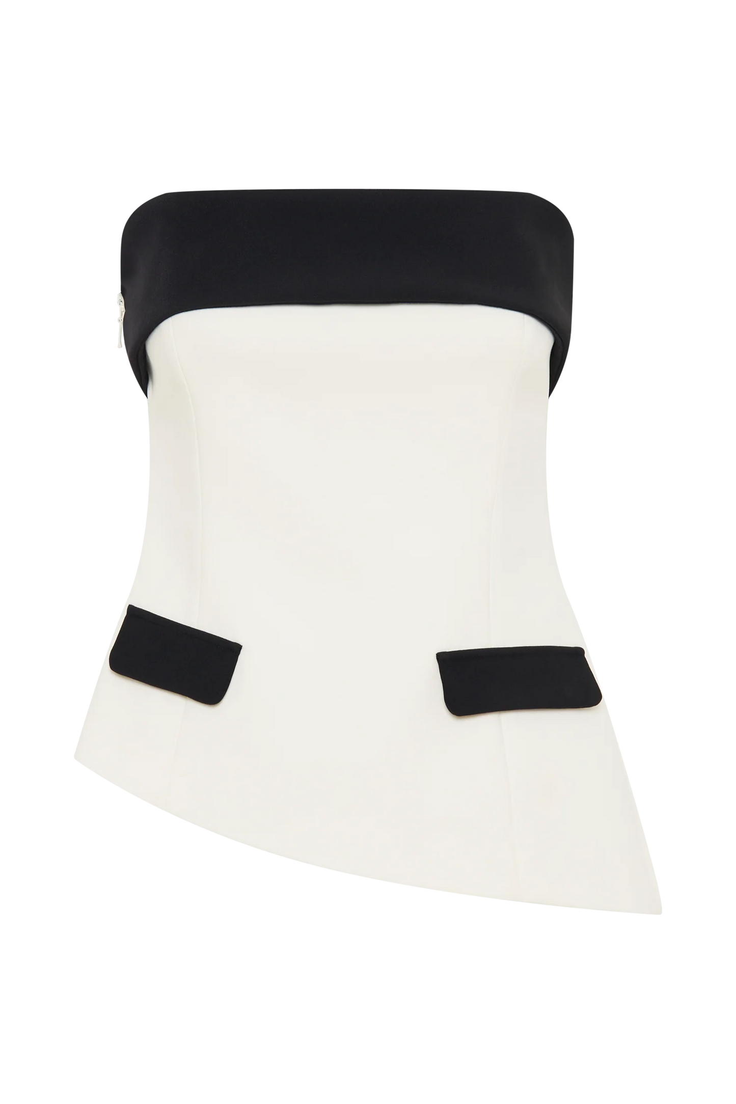 ASYMMETRICAL TOP WITH PLEATED SKIRT CO-ORD