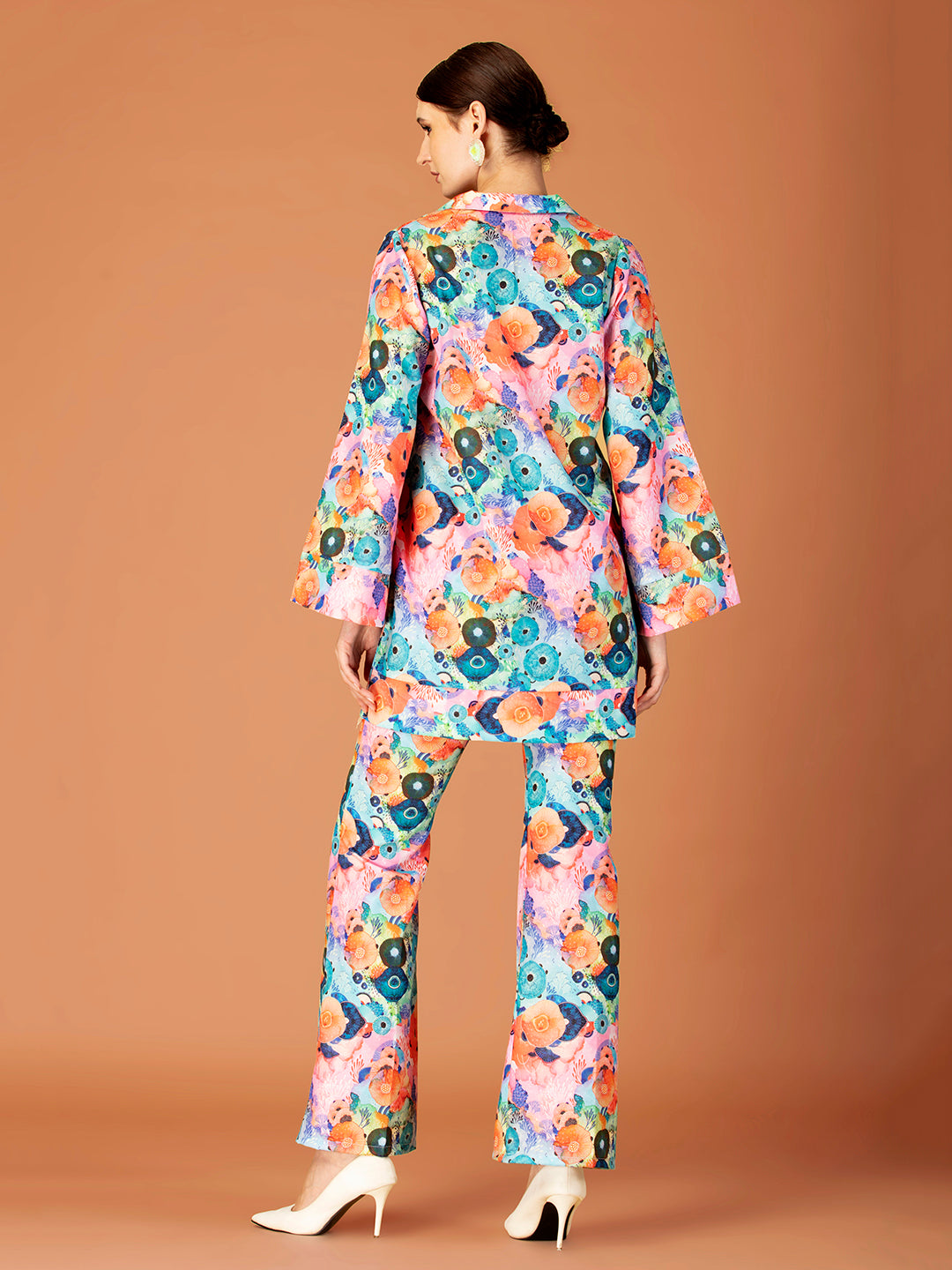 FLORAL TUNIC STYLE CO-ORS SET
