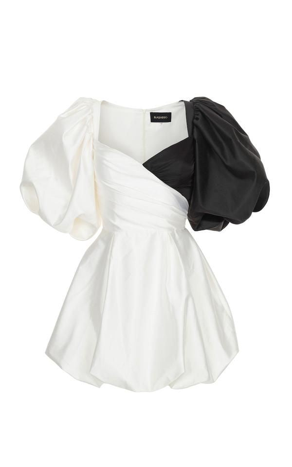B&W LITTLE PUFF DRESS