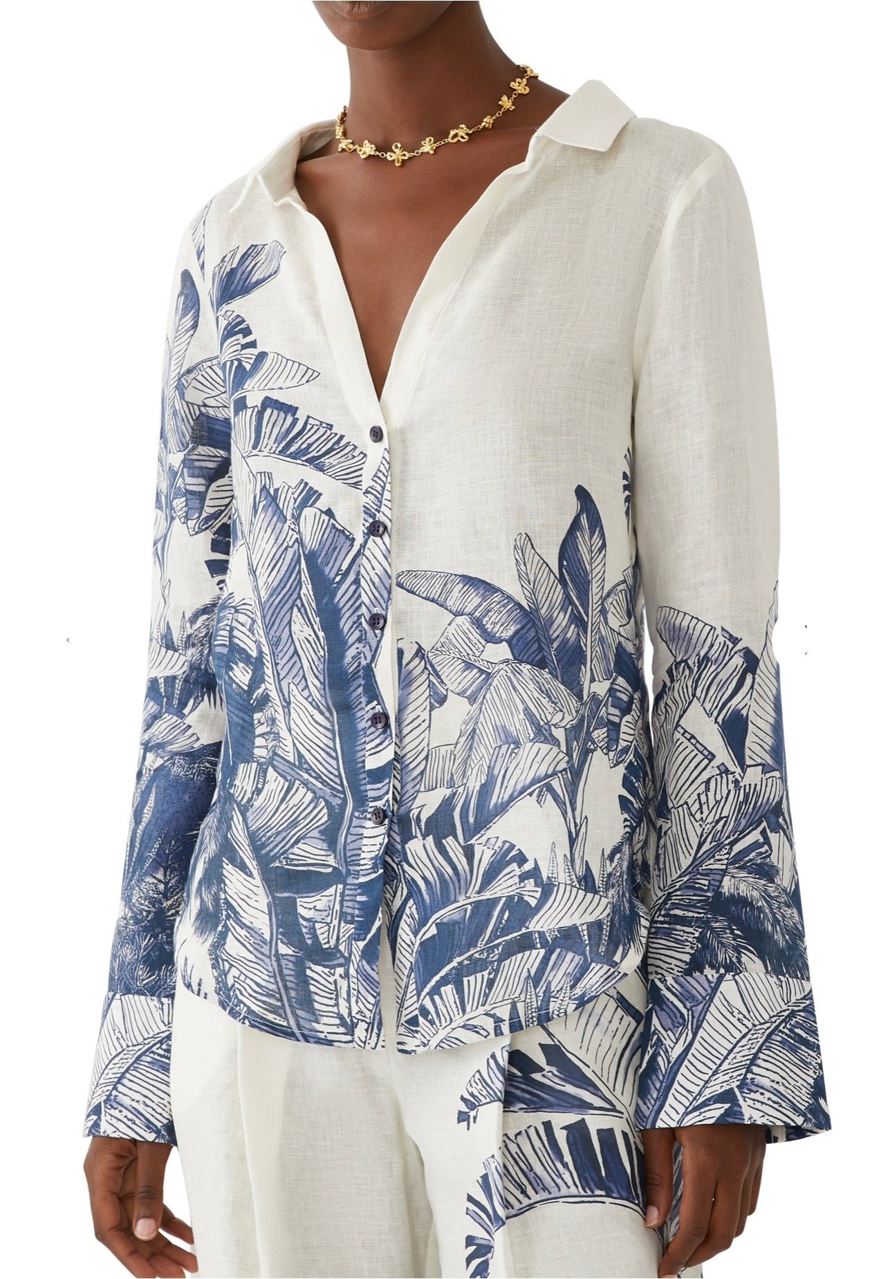 PALM ARENA WIDE LEG PANT-SHIRT SET