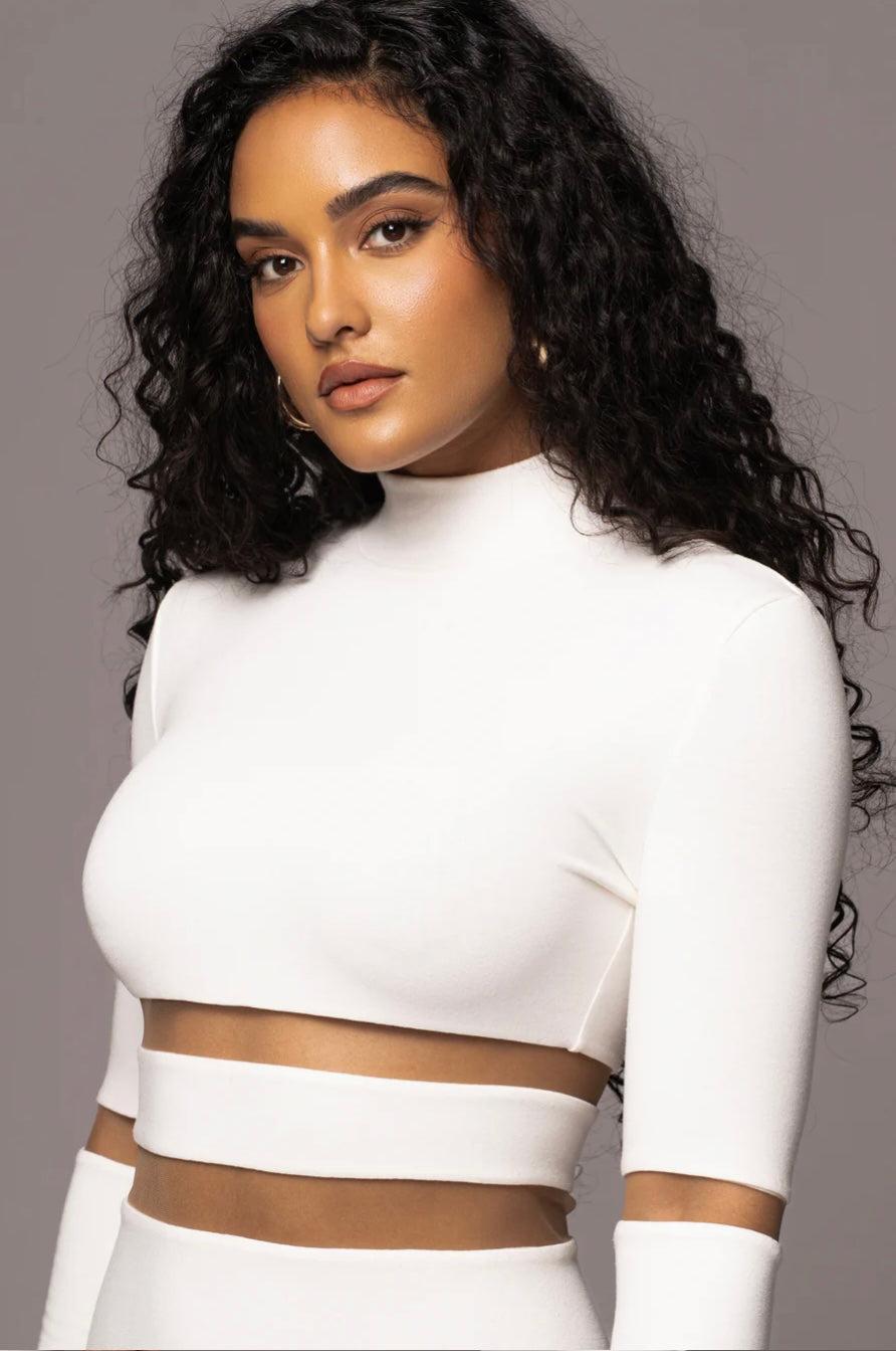 BANDAGE WHITE MIDI DRESS