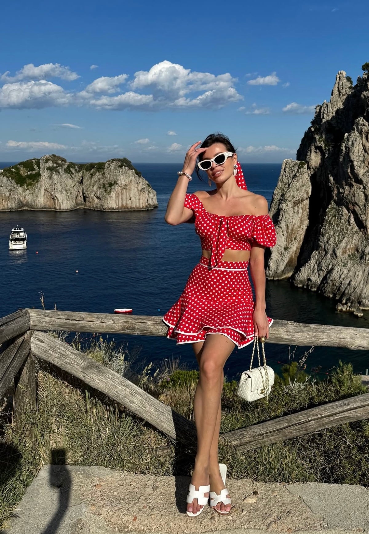 POLKA DOT RUFFLED CO-ORD