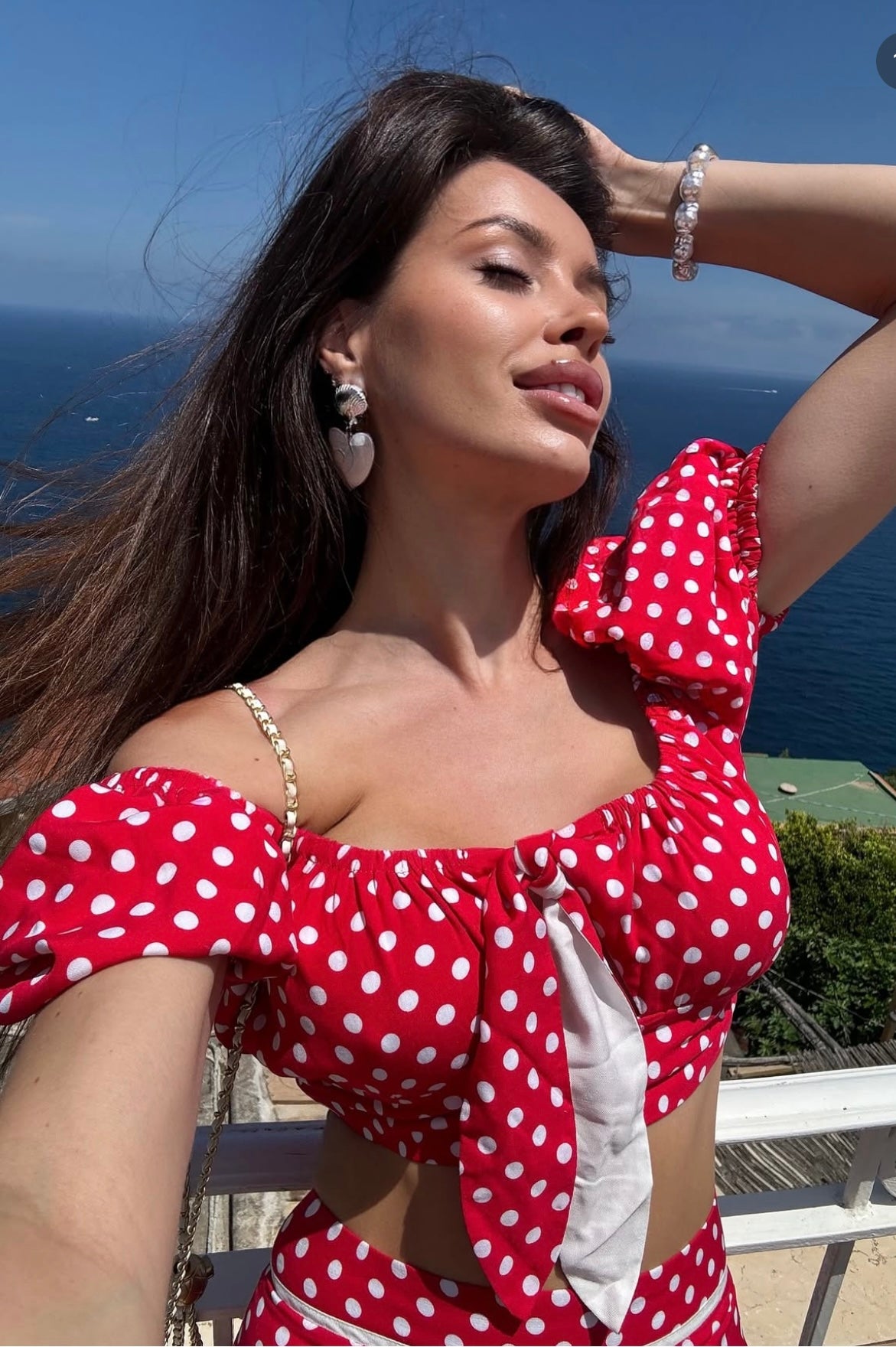POLKA DOT RUFFLED CO-ORD