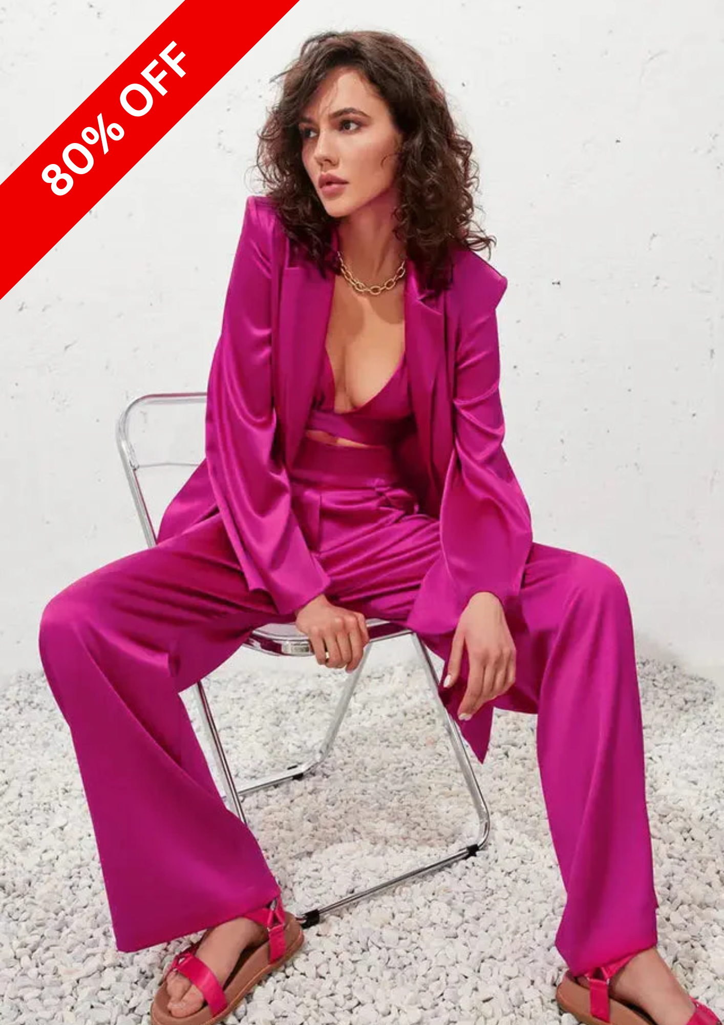 3 PIECE SATIN CO-ORD