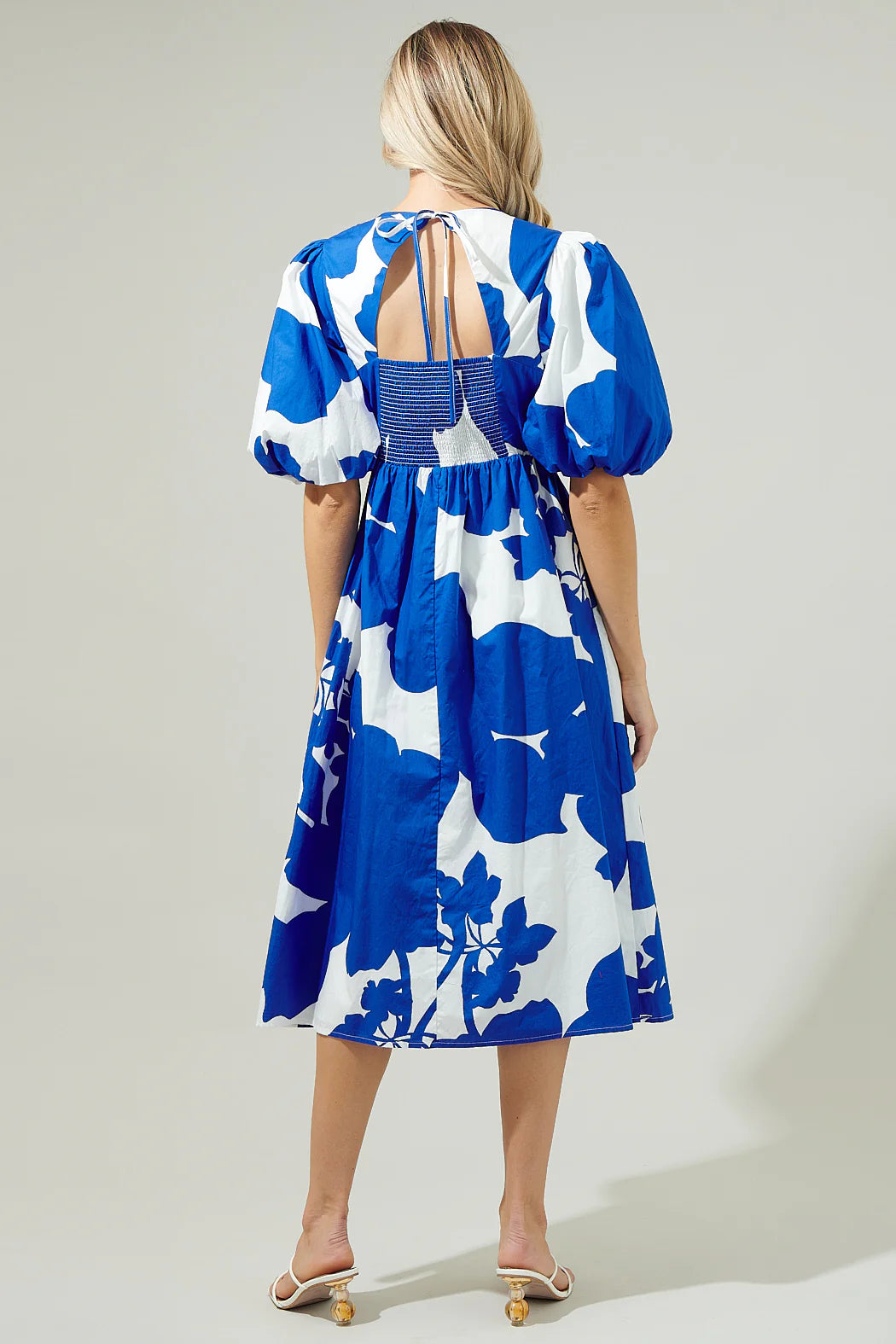 YAMI FLORAL PRINT COTTON DRESS