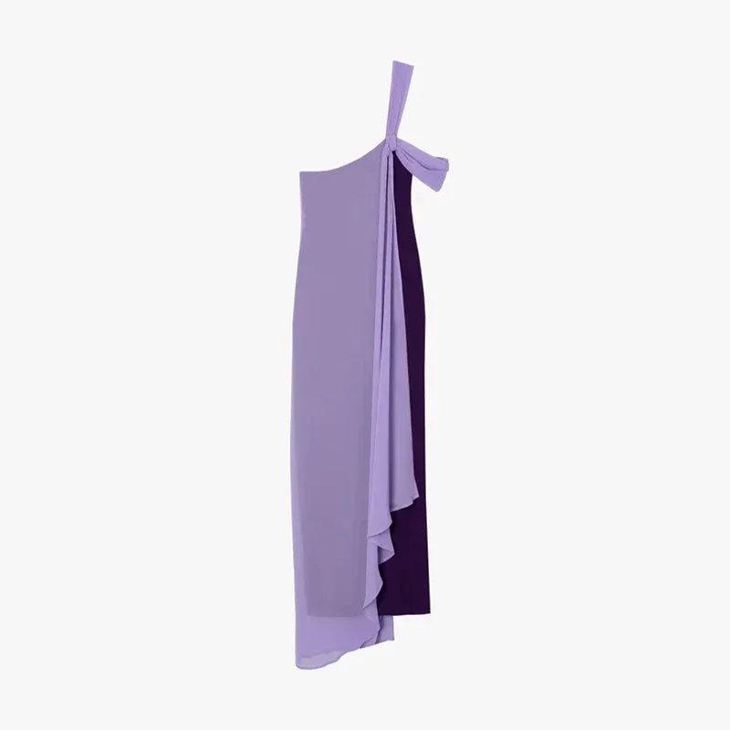 LILAC TWO TONE DRESS
