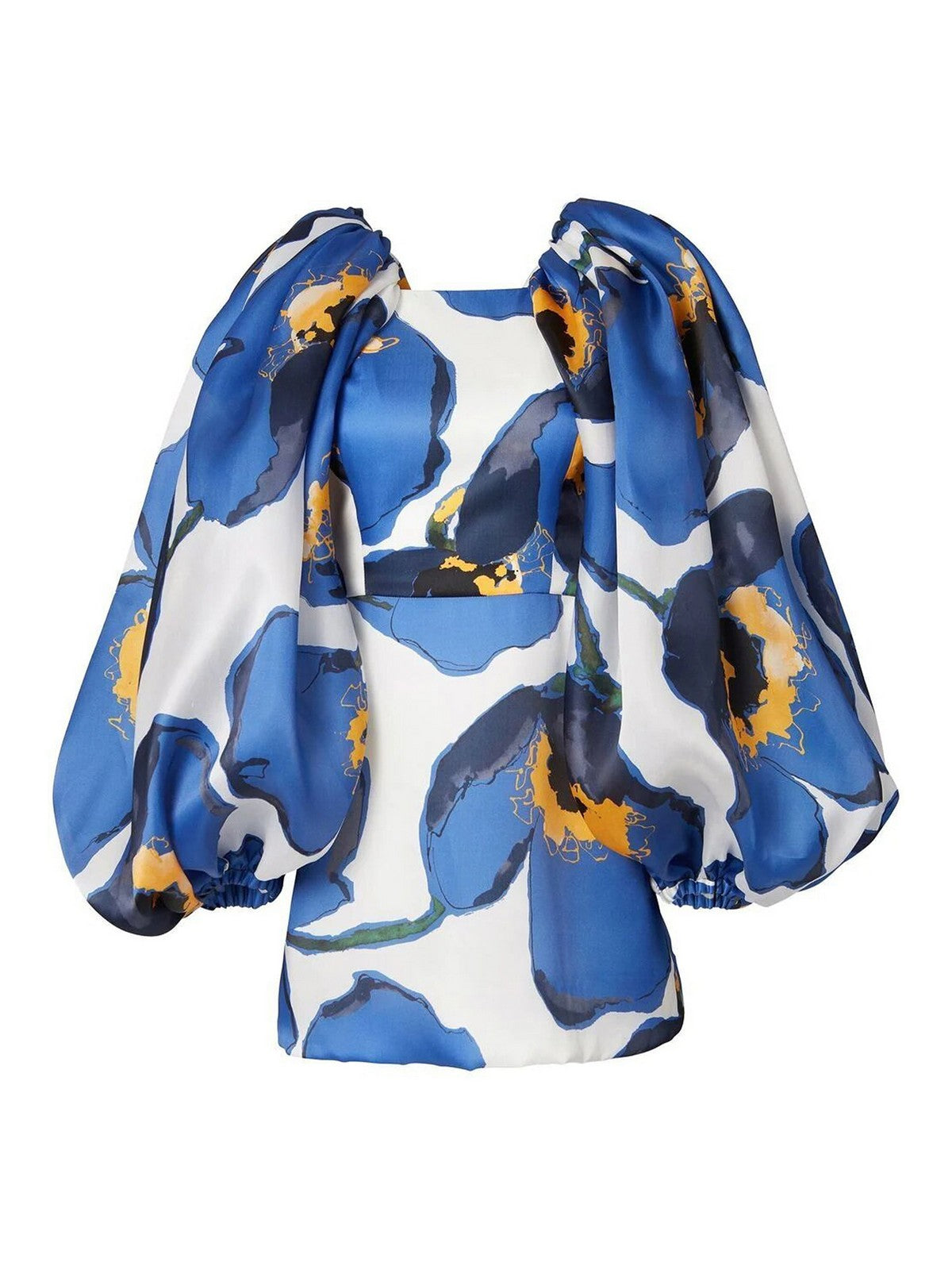 FLORAL BALOON SLEEVE DRESS