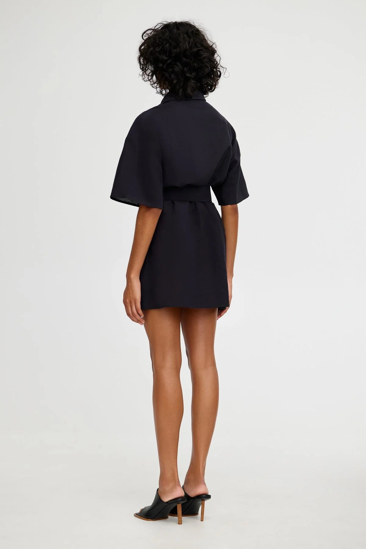 TARA EMBROIDERED SHIRT DRESS