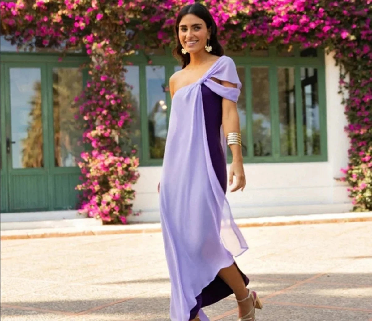 LILAC TWO TONE DRESS