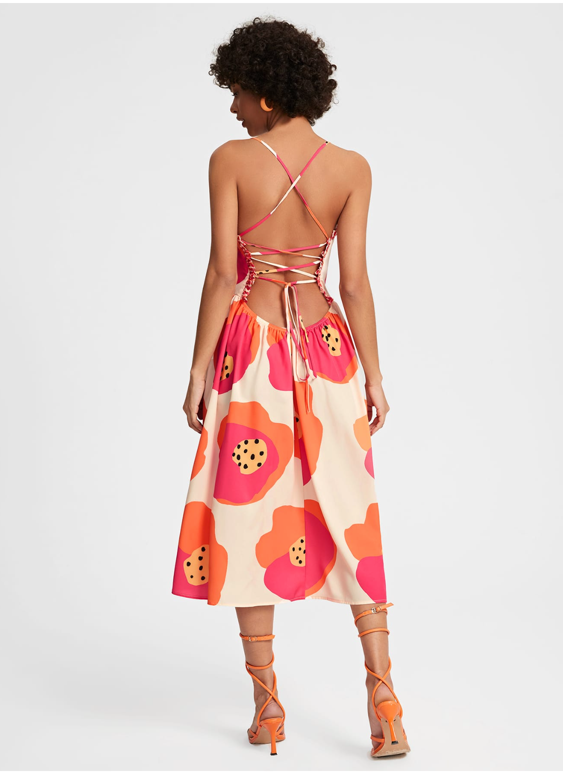 BUBBLE GUM PRINTED DRESS
