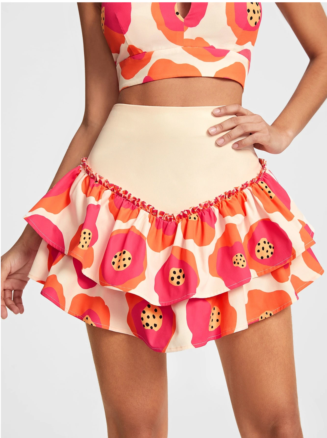 POPPY PRINTED CO-ORD SET