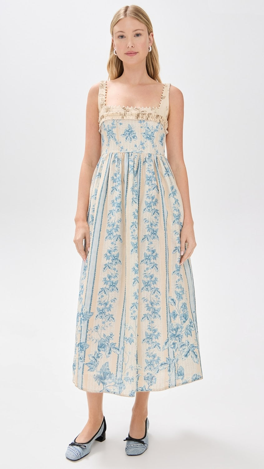 BLUEBELL GARDEN MIDI DRESS