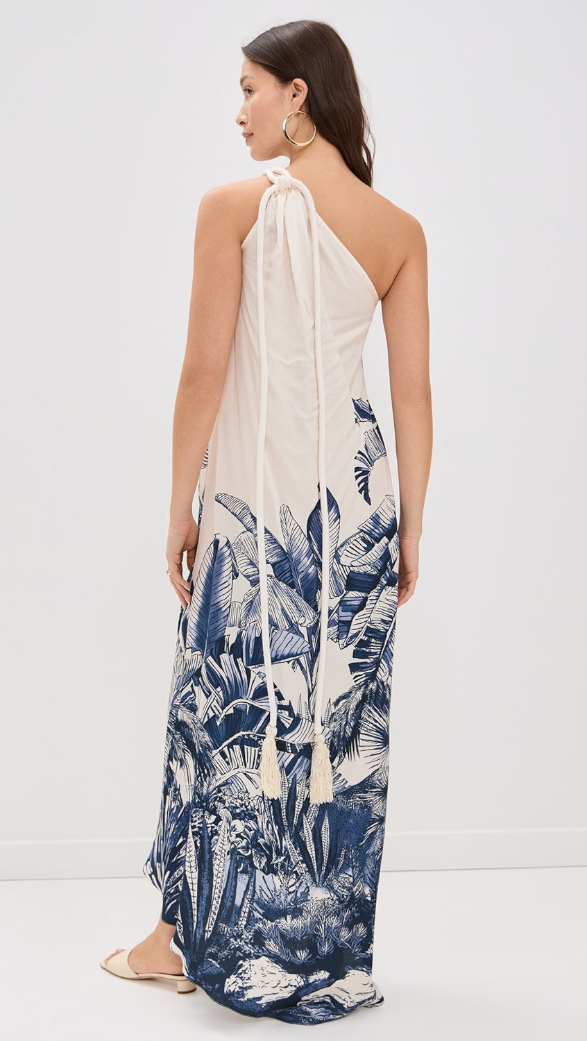 ONE SHOULDER RESORT DRESS