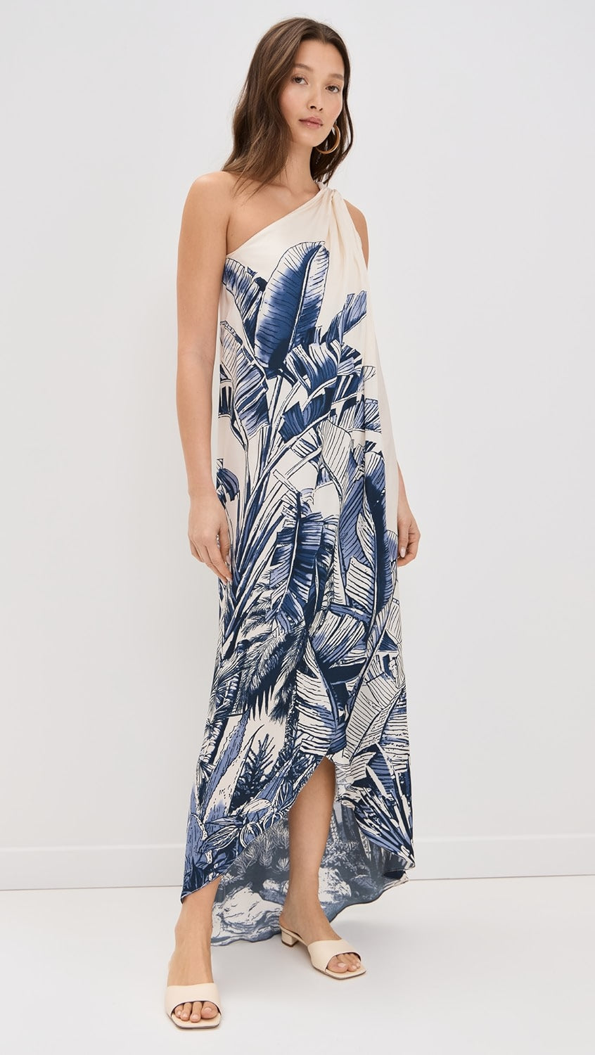 ONE SHOULDER RESORT DRESS