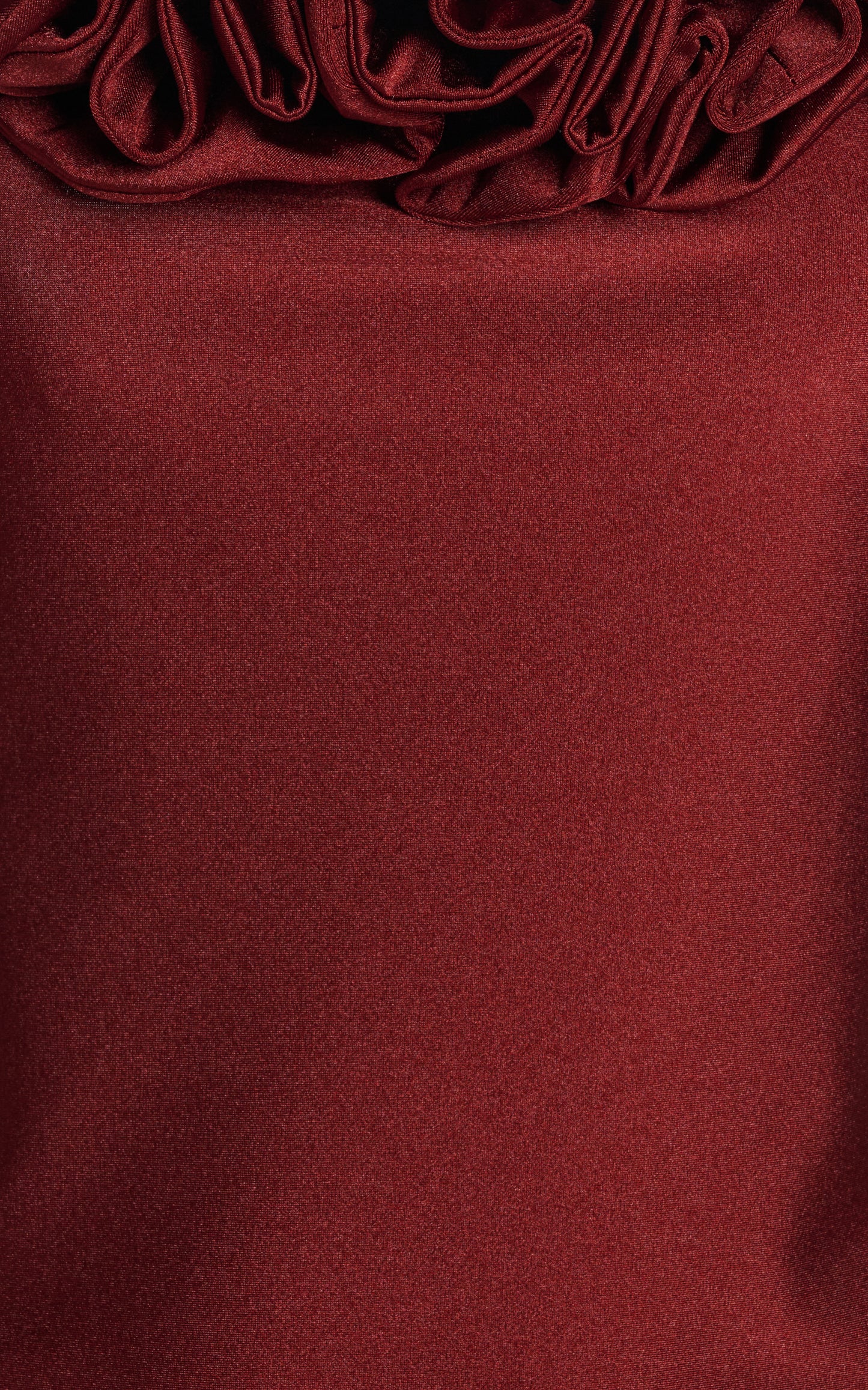 ROSETTE DETAIL MAXI DRESS