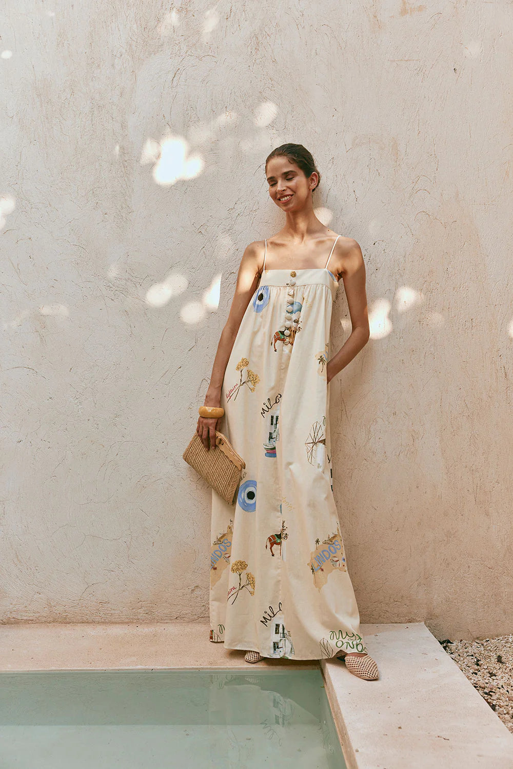 GREECE ELVI MAXI DRESS