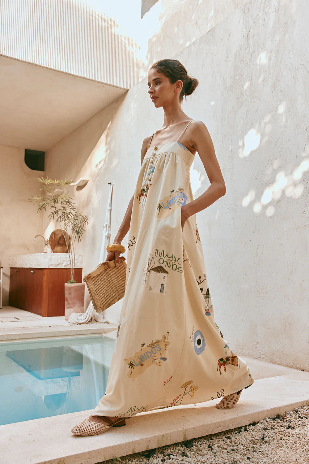 GREECE ELVI MAXI DRESS