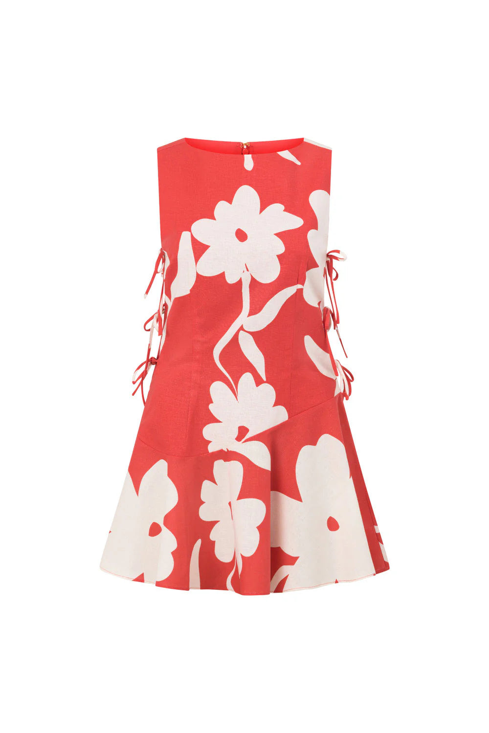 KENZO RED FLORAL PRINT DRESS