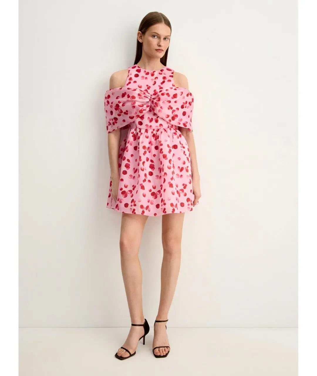 PINK SILK BRUNCH DRESS